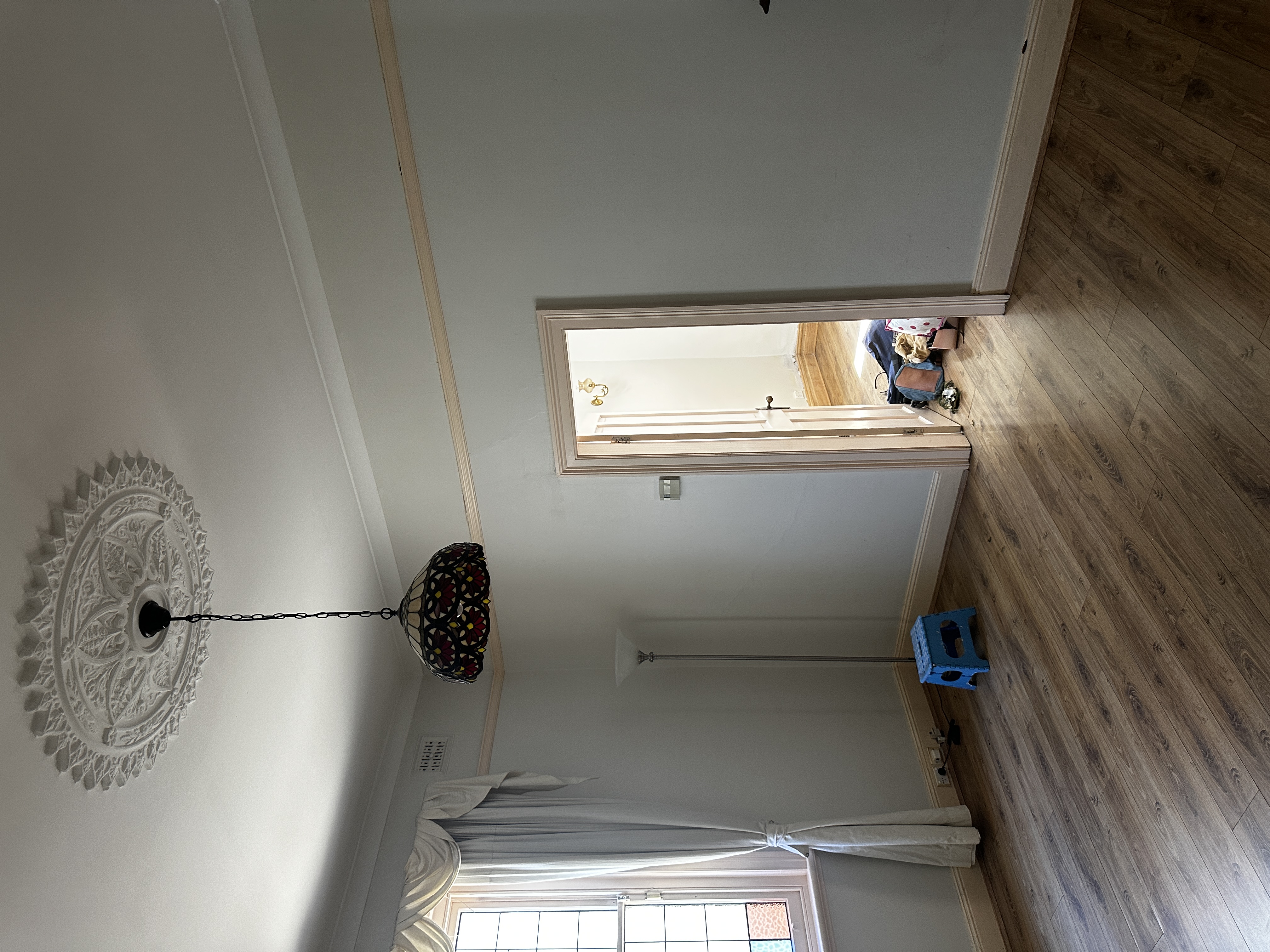 Interior Room Painting with Decorative Ceiling